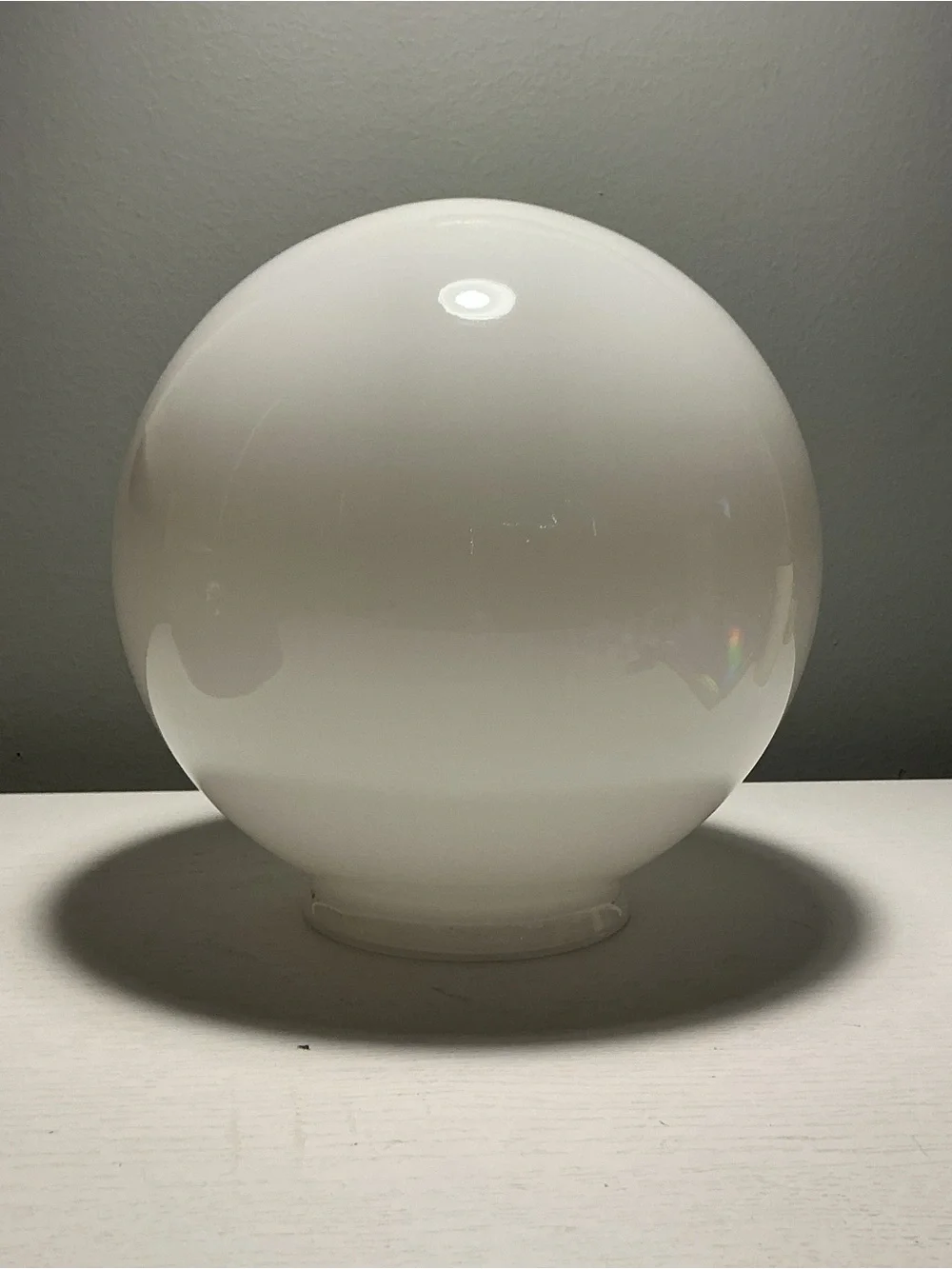 Vintage White Milk Glass Replacement Globe